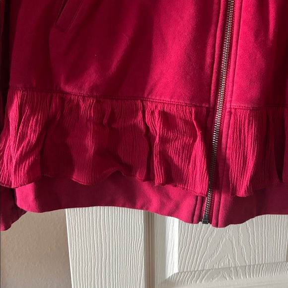 Red Hooded Jacket-PERFECT FOR VALENTINE’S DAY! - Picture 2 of 4